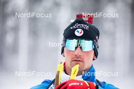 12.02.2021, Pokljuka, Slovenia (SLO): Fabien Claude (FRA) - IBU World Championships Biathlon, sprint men, Pokljuka (SLO). www.nordicfocus.com. © Manzoni/NordicFocus. Every downloaded picture is fee-liable.