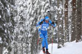 12.02.2021, Pokljuka, Slovenia (SLO): Dominik Windisch (ITA) - IBU World Championships Biathlon, sprint men, Pokljuka (SLO). www.nordicfocus.com. © Manzoni/NordicFocus. Every downloaded picture is fee-liable.