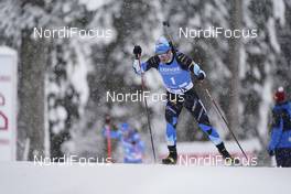 12.02.2021, Pokljuka, Slovenia (SLO): Kalev Ermits (EST) - IBU World Championships Biathlon, sprint men, Pokljuka (SLO). www.nordicfocus.com. © Thibaut/NordicFocus. Every downloaded picture is fee-liable.