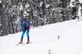 12.02.2021, Pokljuka, Slovenia (SLO): Jeremy Finello (SUI) - IBU World Championships Biathlon, sprint men, Pokljuka (SLO). www.nordicfocus.com. © Manzoni/NordicFocus. Every downloaded picture is fee-liable.