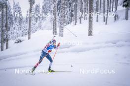 12.02.2021, Pokljuka, Slovenia (SLO): Leif Nordgren (USA) - IBU World Championships Biathlon, sprint men, Pokljuka (SLO). www.nordicfocus.com. © Thibaut/NordicFocus. Every downloaded picture is fee-liable.