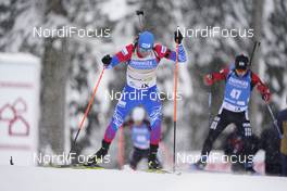 12.02.2021, Pokljuka, Slovenia (SLO): Alexander Loginov (RBU) - IBU World Championships Biathlon, sprint men, Pokljuka (SLO). www.nordicfocus.com. © Thibaut/NordicFocus. Every downloaded picture is fee-liable.