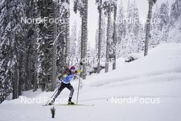 12.02.2021, Pokljuka, Slovenia (SLO): Damir Rastic (SRB) - IBU World Championships Biathlon, sprint men, Pokljuka (SLO). www.nordicfocus.com. © Thibaut/NordicFocus. Every downloaded picture is fee-liable.