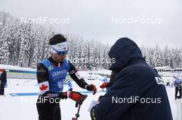 12.02.2021, Pokljuka, Slovenia (SLO): Trevor Kiers (CAN) - IBU World Championships Biathlon, sprint men, Pokljuka (SLO). www.nordicfocus.com. © Manzoni/NordicFocus. Every downloaded picture is fee-liable.