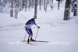 12.02.2021, Pokljuka, Slovenia (SLO): Artem Pryma (UKR) - IBU World Championships Biathlon, sprint men, Pokljuka (SLO). www.nordicfocus.com. © Thibaut/NordicFocus. Every downloaded picture is fee-liable.