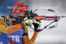 12.02.2021, Pokljuka, Slovenia (SLO): Johannes Kuehn (GER) - IBU World Championships Biathlon, sprint men, Pokljuka (SLO). www.nordicfocus.com. © Thibaut/NordicFocus. Every downloaded picture is fee-liable.