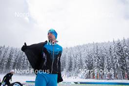 12.02.2021, Pokljuka, Slovenia (SLO): Alexander Loginov (RBU) - IBU World Championships Biathlon, sprint men, Pokljuka (SLO). www.nordicfocus.com. © Manzoni/NordicFocus. Every downloaded picture is fee-liable.