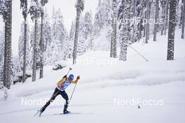 12.02.2021, Pokljuka, Slovenia (SLO): Erik Lesser (GER) - IBU World Championships Biathlon, sprint men, Pokljuka (SLO). www.nordicfocus.com. © Thibaut/NordicFocus. Every downloaded picture is fee-liable.