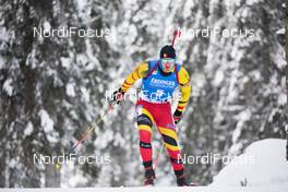 12.02.2021, Pokljuka, Slovenia (SLO): Florent Claude (BEL) - IBU World Championships Biathlon, sprint men, Pokljuka (SLO). www.nordicfocus.com. © Manzoni/NordicFocus. Every downloaded picture is fee-liable.