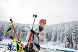 12.02.2021, Pokljuka, Slovenia (SLO): Johannes Kuehn (GER) - IBU World Championships Biathlon, sprint men, Pokljuka (SLO). www.nordicfocus.com. © Manzoni/NordicFocus. Every downloaded picture is fee-liable.