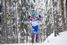 12.02.2021, Pokljuka, Slovenia (SLO): Alexander Loginov (RBU) - IBU World Championships Biathlon, sprint men, Pokljuka (SLO). www.nordicfocus.com. © Manzoni/NordicFocus. Every downloaded picture is fee-liable.