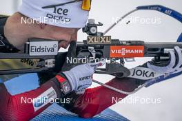 12.02.2021, Pokljuka, Slovenia (SLO): Johannes Thingnes Boe (NOR) - IBU World Championships Biathlon, sprint men, Pokljuka (SLO). www.nordicfocus.com. © Thibaut/NordicFocus. Every downloaded picture is fee-liable.