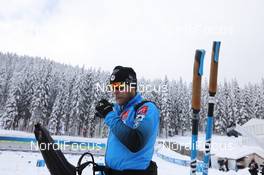 12.02.2021, Pokljuka, Slovenia (SLO): Antonin Guigonnat (FRA) - IBU World Championships Biathlon, sprint men, Pokljuka (SLO). www.nordicfocus.com. © Manzoni/NordicFocus. Every downloaded picture is fee-liable.