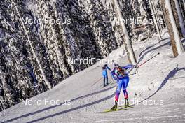 13.02.2021, Pokljuka, Slovenia (SLO): Svetlana Mironova (RBU) - IBU World Championships Biathlon, sprint women, Pokljuka (SLO). www.nordicfocus.com. © Thibaut/NordicFocus. Every downloaded picture is fee-liable.
