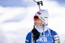 13.02.2021, Pokljuka, Slovenia (SLO): Mari Eder (FIN) - IBU World Championships Biathlon, sprint women, Pokljuka (SLO). www.nordicfocus.com. © Manzoni/NordicFocus. Every downloaded picture is fee-liable.