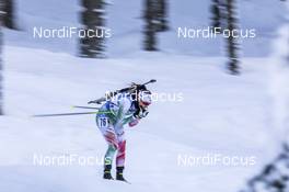 13.02.2021, Pokljuka, Slovenia (SLO): Maria Zdravkova (BUL) - IBU World Championships Biathlon, sprint women, Pokljuka (SLO). www.nordicfocus.com. © Manzoni/NordicFocus. Every downloaded picture is fee-liable.
