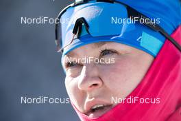 13.02.2021, Pokljuka, Slovenia (SLO): Evgeniya Pavlova (RBU) - IBU World Championships Biathlon, sprint women, Pokljuka (SLO). www.nordicfocus.com. © Manzoni/NordicFocus. Every downloaded picture is fee-liable.