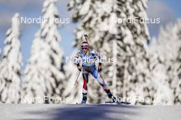 13.02.2021, Pokljuka, Slovenia (SLO): Marketa Davidova (CZE) - IBU World Championships Biathlon, sprint women, Pokljuka (SLO). www.nordicfocus.com. © Thibaut/NordicFocus. Every downloaded picture is fee-liable.