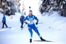 13.02.2021, Pokljuka, Slovenia (SLO): Nastassia Kinnunen (FIN) - IBU World Championships Biathlon, sprint women, Pokljuka (SLO). www.nordicfocus.com. © Manzoni/NordicFocus. Every downloaded picture is fee-liable.