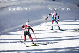 13.02.2021, Pokljuka, Slovenia (SLO): Tiril Eckhoff (NOR) - IBU World Championships Biathlon, sprint women, Pokljuka (SLO). www.nordicfocus.com. © Manzoni/NordicFocus. Every downloaded picture is fee-liable.