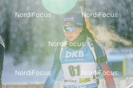 13.02.2021, Pokljuka, Slovenia (SLO): Aita Gasparin (SUI) - IBU World Championships Biathlon, sprint women, Pokljuka (SLO). www.nordicfocus.com. © Thibaut/NordicFocus. Every downloaded picture is fee-liable.