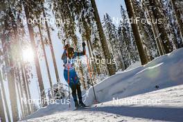 13.02.2021, Pokljuka, Slovenia (SLO): Julia Simon (FRA) - IBU World Championships Biathlon, sprint women, Pokljuka (SLO). www.nordicfocus.com. © Manzoni/NordicFocus. Every downloaded picture is fee-liable.