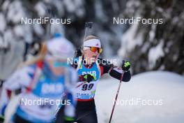 13.02.2021, Pokljuka, Slovenia (SLO): Sarah Beaudry (CAN) - IBU World Championships Biathlon, sprint women, Pokljuka (SLO). www.nordicfocus.com. © Manzoni/NordicFocus. Every downloaded picture is fee-liable.