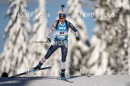 13.02.2021, Pokljuka, Slovenia (SLO): Clare Egan (USA) - IBU World Championships Biathlon, sprint women, Pokljuka (SLO). www.nordicfocus.com. © Thibaut/NordicFocus. Every downloaded picture is fee-liable.