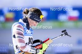13.02.2021, Pokljuka, Slovenia (SLO): Deedra Irwin (USA) - IBU World Championships Biathlon, sprint women, Pokljuka (SLO). www.nordicfocus.com. © Manzoni/NordicFocus. Every downloaded picture is fee-liable.