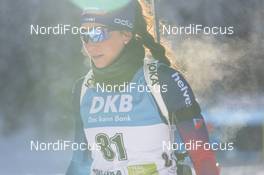13.02.2021, Pokljuka, Slovenia (SLO): Aita Gasparin (SUI) - IBU World Championships Biathlon, sprint women, Pokljuka (SLO). www.nordicfocus.com. © Thibaut/NordicFocus. Every downloaded picture is fee-liable.