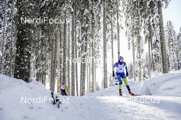 13.02.2021, Pokljuka, Slovenia (SLO): Elena Kruchinkina (BLR) - IBU World Championships Biathlon, sprint women, Pokljuka (SLO). www.nordicfocus.com. © Manzoni/NordicFocus. Every downloaded picture is fee-liable.
