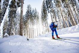 13.02.2021, Pokljuka, Slovenia (SLO): Alina Stremous (MDA) - IBU World Championships Biathlon, sprint women, Pokljuka (SLO). www.nordicfocus.com. © Manzoni/NordicFocus. Every downloaded picture is fee-liable.