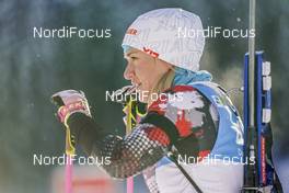 13.02.2021, Pokljuka, Slovenia (SLO): Katharina Innerhofer (AUT) - IBU World Championships Biathlon, sprint women, Pokljuka (SLO). www.nordicfocus.com. © Thibaut/NordicFocus. Every downloaded picture is fee-liable.