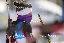 13.02.2021, Pokljuka, Slovenia (SLO): Megan Bankes (CAN) - IBU World Championships Biathlon, sprint women, Pokljuka (SLO). www.nordicfocus.com. © Thibaut/NordicFocus. Every downloaded picture is fee-liable.