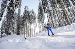 13.02.2021, Pokljuka, Slovenia (SLO): Lisa Vittozzi (ITA) - IBU World Championships Biathlon, sprint women, Pokljuka (SLO). www.nordicfocus.com. © Manzoni/NordicFocus. Every downloaded picture is fee-liable.