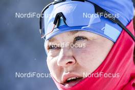 13.02.2021, Pokljuka, Slovenia (SLO): Evgeniya Pavlova (RBU) - IBU World Championships Biathlon, sprint women, Pokljuka (SLO). www.nordicfocus.com. © Manzoni/NordicFocus. Every downloaded picture is fee-liable.