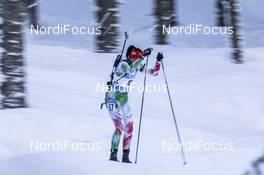 13.02.2021, Pokljuka, Slovenia (SLO): Daniela Kadeva (BUL) - IBU World Championships Biathlon, sprint women, Pokljuka (SLO). www.nordicfocus.com. © Manzoni/NordicFocus. Every downloaded picture is fee-liable.