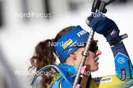13.02.2021, Pokljuka, Slovenia (SLO): Hanna Oeberg (SWE) - IBU World Championships Biathlon, sprint women, Pokljuka (SLO). www.nordicfocus.com. © Manzoni/NordicFocus. Every downloaded picture is fee-liable.