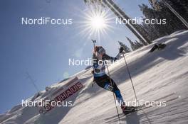 13.02.2021, Pokljuka, Slovenia (SLO): Backlight  - IBU World Championships Biathlon, sprint women, Pokljuka (SLO). www.nordicfocus.com. © Thibaut/NordicFocus. Every downloaded picture is fee-liable.