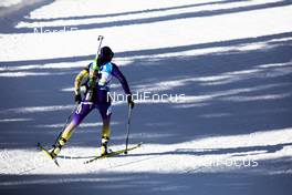 13.02.2021, Pokljuka, Slovenia (SLO): Olena Pidhrushna (UKR) - IBU World Championships Biathlon, sprint women, Pokljuka (SLO). www.nordicfocus.com. © Manzoni/NordicFocus. Every downloaded picture is fee-liable.