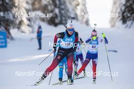 13.02.2021, Pokljuka, Slovenia (SLO): Karoline Offigstad Knotten (NOR) - IBU World Championships Biathlon, sprint women, Pokljuka (SLO). www.nordicfocus.com. © Manzoni/NordicFocus. Every downloaded picture is fee-liable.