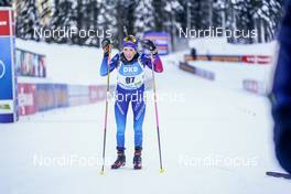 13.02.2021, Pokljuka, Slovenia (SLO): Elisa Gasparin (SUI) - IBU World Championships Biathlon, sprint women, Pokljuka (SLO). www.nordicfocus.com. © Thibaut/NordicFocus. Every downloaded picture is fee-liable.