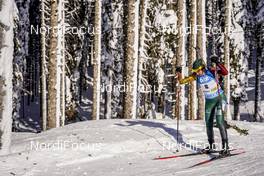 13.02.2021, Pokljuka, Slovenia (SLO): Natalja Kocergina (LTU) - IBU World Championships Biathlon, sprint women, Pokljuka (SLO). www.nordicfocus.com. © Thibaut/NordicFocus. Every downloaded picture is fee-liable.