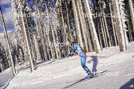 13.02.2021, Pokljuka, Slovenia (SLO): Julia Simon (FRA) - IBU World Championships Biathlon, sprint women, Pokljuka (SLO). www.nordicfocus.com. © Thibaut/NordicFocus. Every downloaded picture is fee-liable.