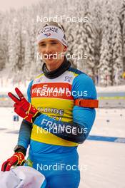 11.02.2021, Pokljuka, Slovenia (SLO): Fabien Claude of France - IBU World Championships Biathlon, training, Pokljuka (SLO). www.nordicfocus.com. © Thibaut/NordicFocus. Every downloaded picture is fee-liable.
