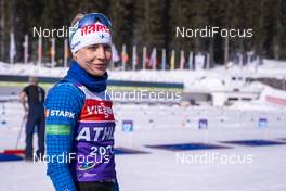 18.02.2021, Pokljuka, Slovenia (SLO): Erika Janka (FIN) - IBU World Championships Biathlon, training, Pokljuka (SLO). www.nordicfocus.com. © Thibaut/NordicFocus. Every downloaded picture is fee-liable.