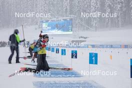 10.02.2021, Pokljuka, Slovenia (SLO): Fabien Claude (FRA) - IBU World Championships Biathlon, training, Pokljuka (SLO). www.nordicfocus.com. © Manzoni/NordicFocus. Every downloaded picture is fee-liable.