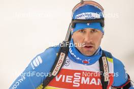 11.02.2021, Pokljuka, Slovenia (SLO): Dominik Windisch (ITA) - IBU World Championships Biathlon, training, Pokljuka (SLO). www.nordicfocus.com. © Thibaut/NordicFocus. Every downloaded picture is fee-liable.
