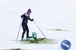 11.02.2021, Pokljuka, Slovenia (SLO): Yurie Tanaka (JPN) - IBU World Championships Biathlon, training, Pokljuka (SLO). www.nordicfocus.com. © Manzoni/NordicFocus. Every downloaded picture is fee-liable.