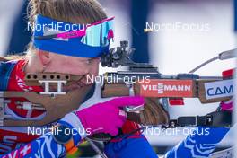 18.02.2021, Pokljuka, Slovenia (SLO): Svetlana Mironova (RBU) - IBU World Championships Biathlon, training, Pokljuka (SLO). www.nordicfocus.com. © Thibaut/NordicFocus. Every downloaded picture is fee-liable.